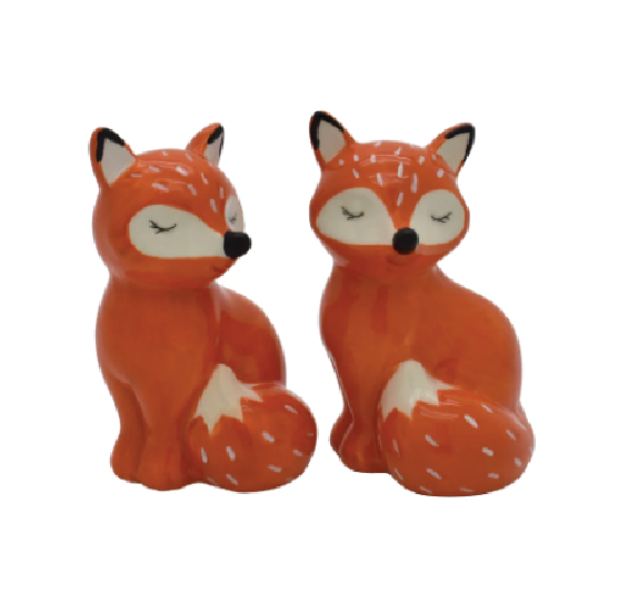 Fox Salt & Pepper Shakers