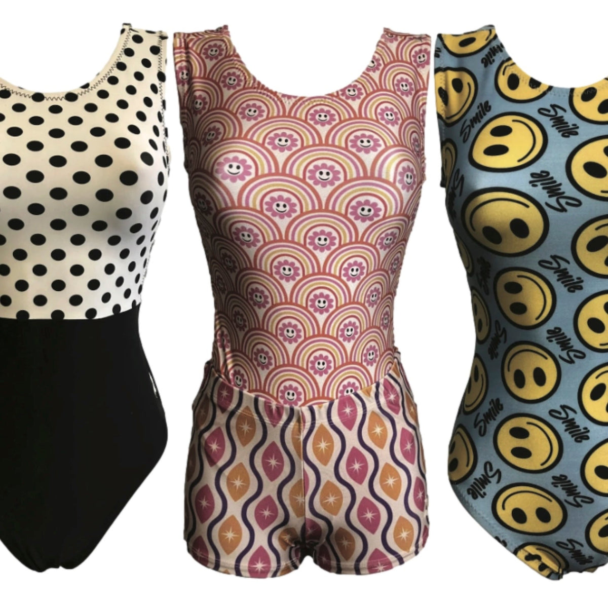 clearance leotards for girls gymnastics and dance by Foxy's Leotards