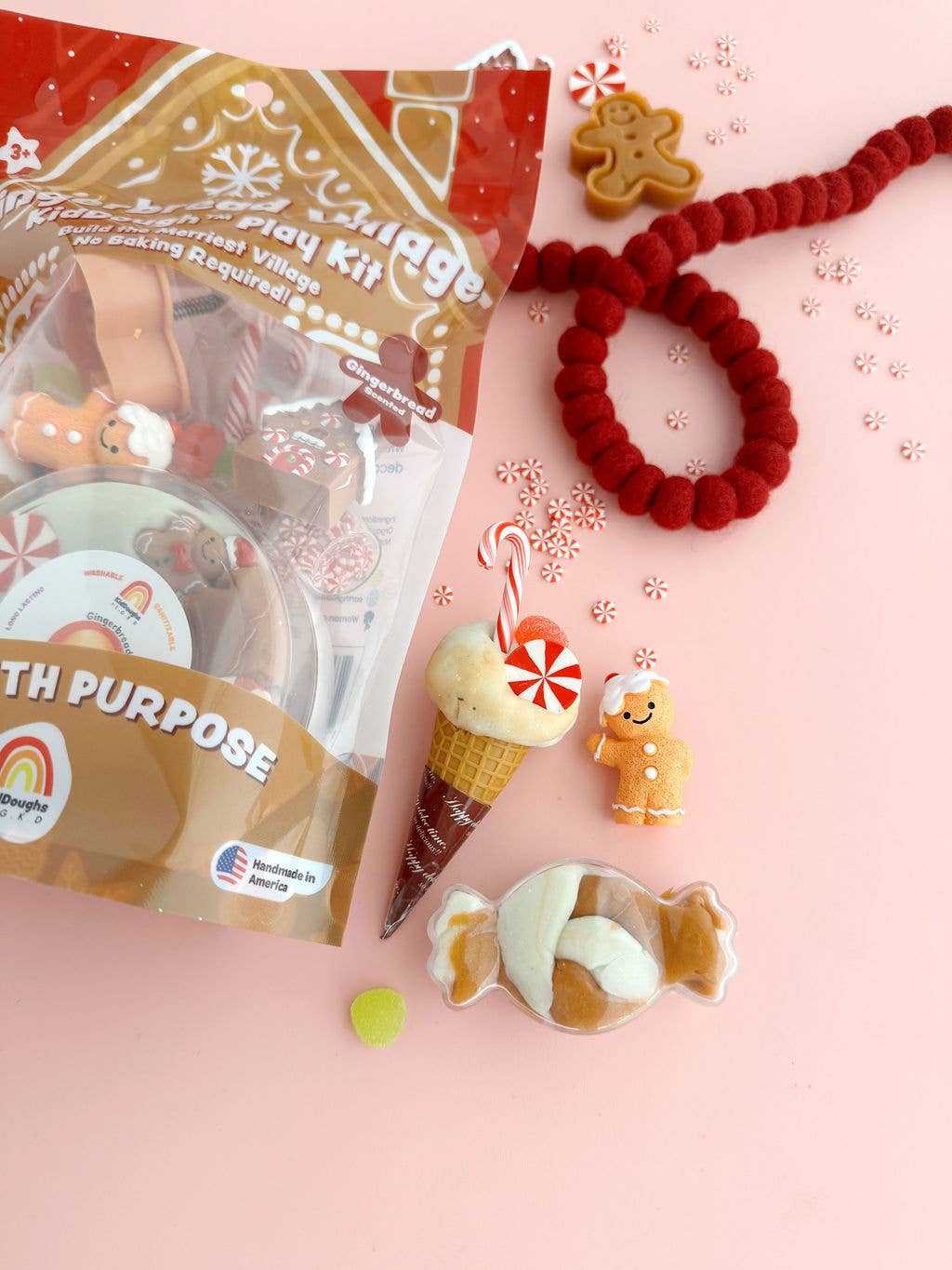 Gingerbread Village KidDough Play Kit - Foxy’s
