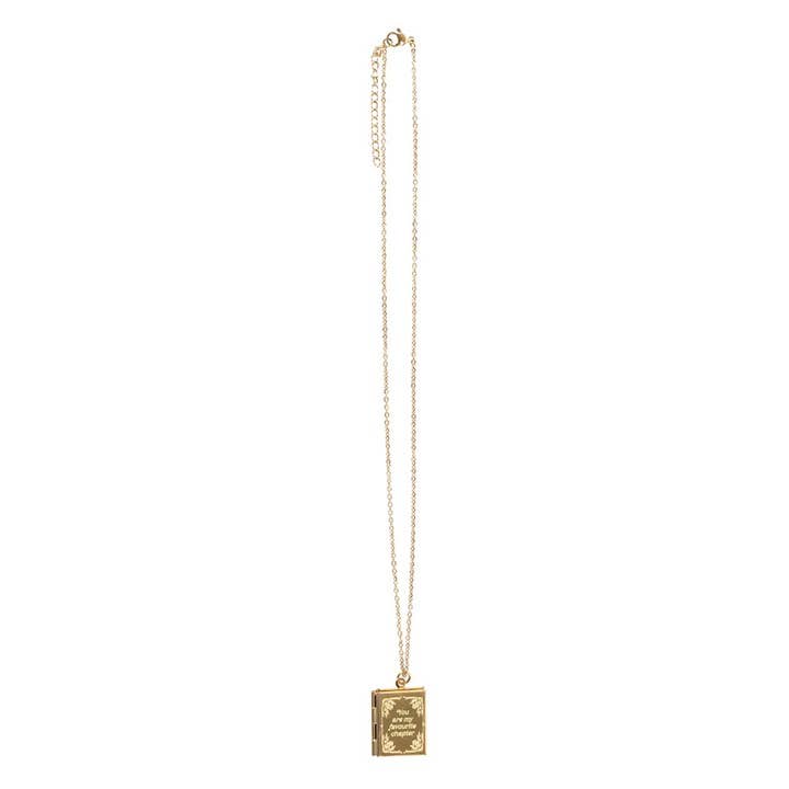 Book Shaped Locket Necklace in Gift Box - Foxy’s