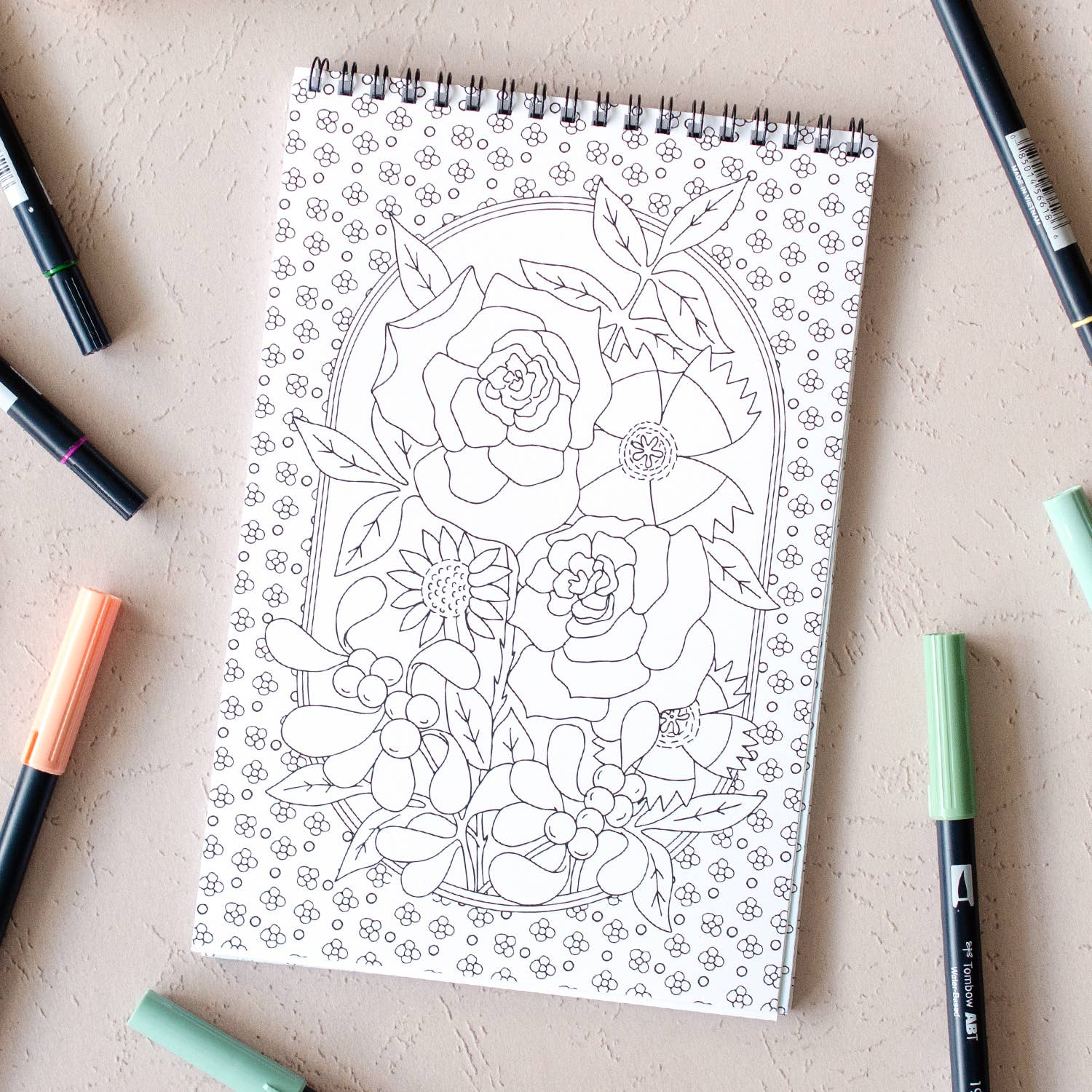 Wildflowers Premium Coloring Book - Foxy’s