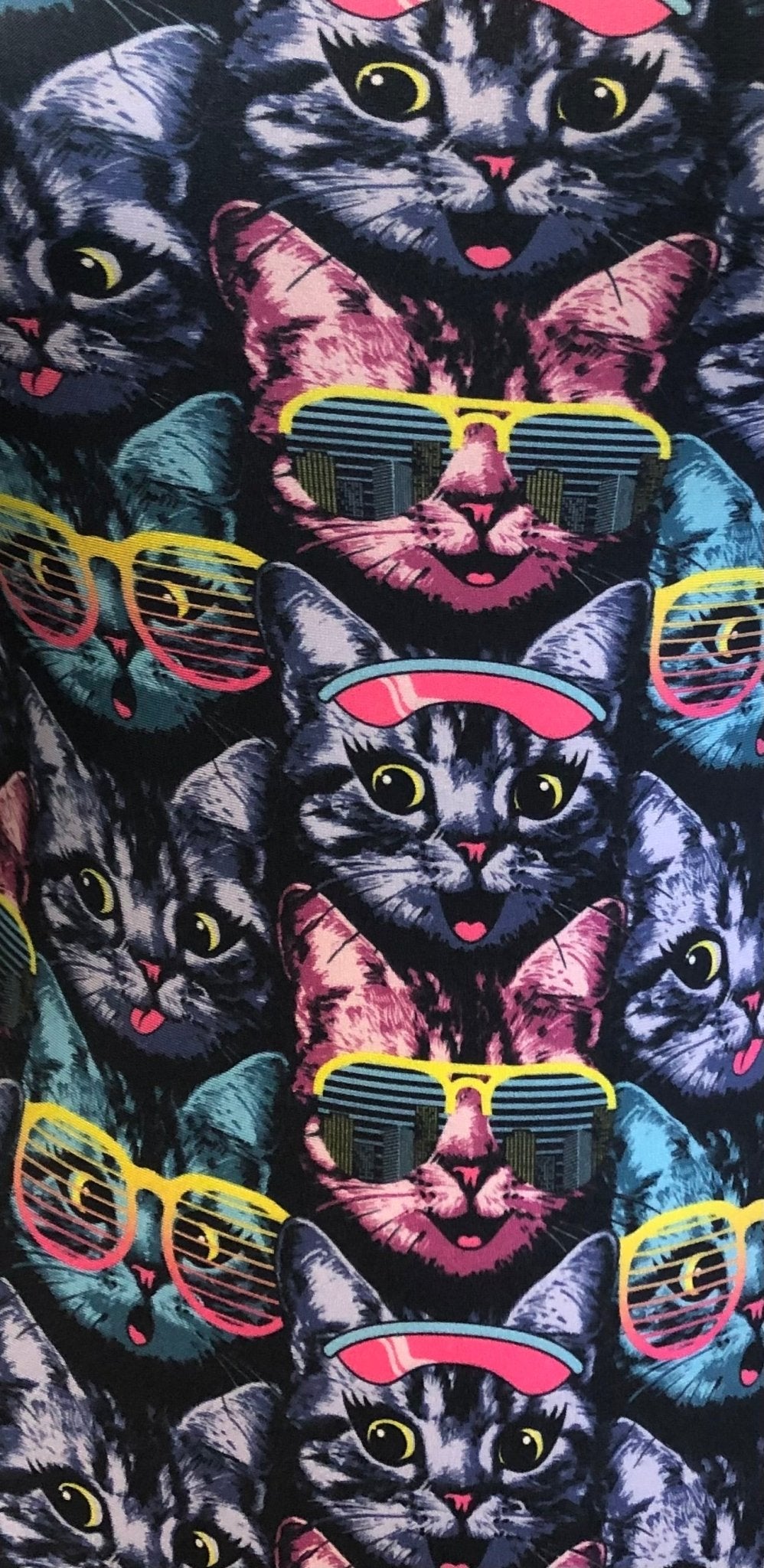 CAT - itude Gymnastics Leotard for Girls | Foxy's | Fun Cat Print Leotard - Foxy’s