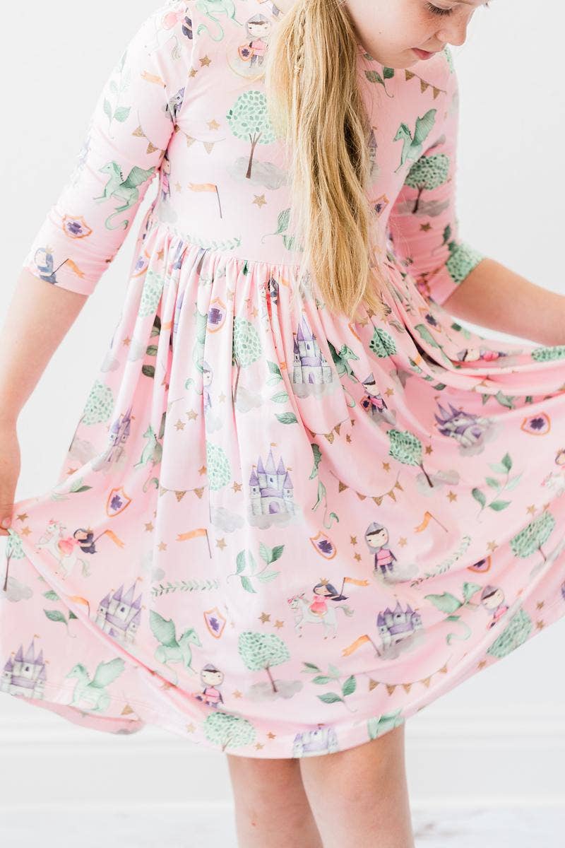 Girls' 'Once Upon a Time' Twirl Dress - Size 4 - Magical Pocket Fun! - Foxy’s