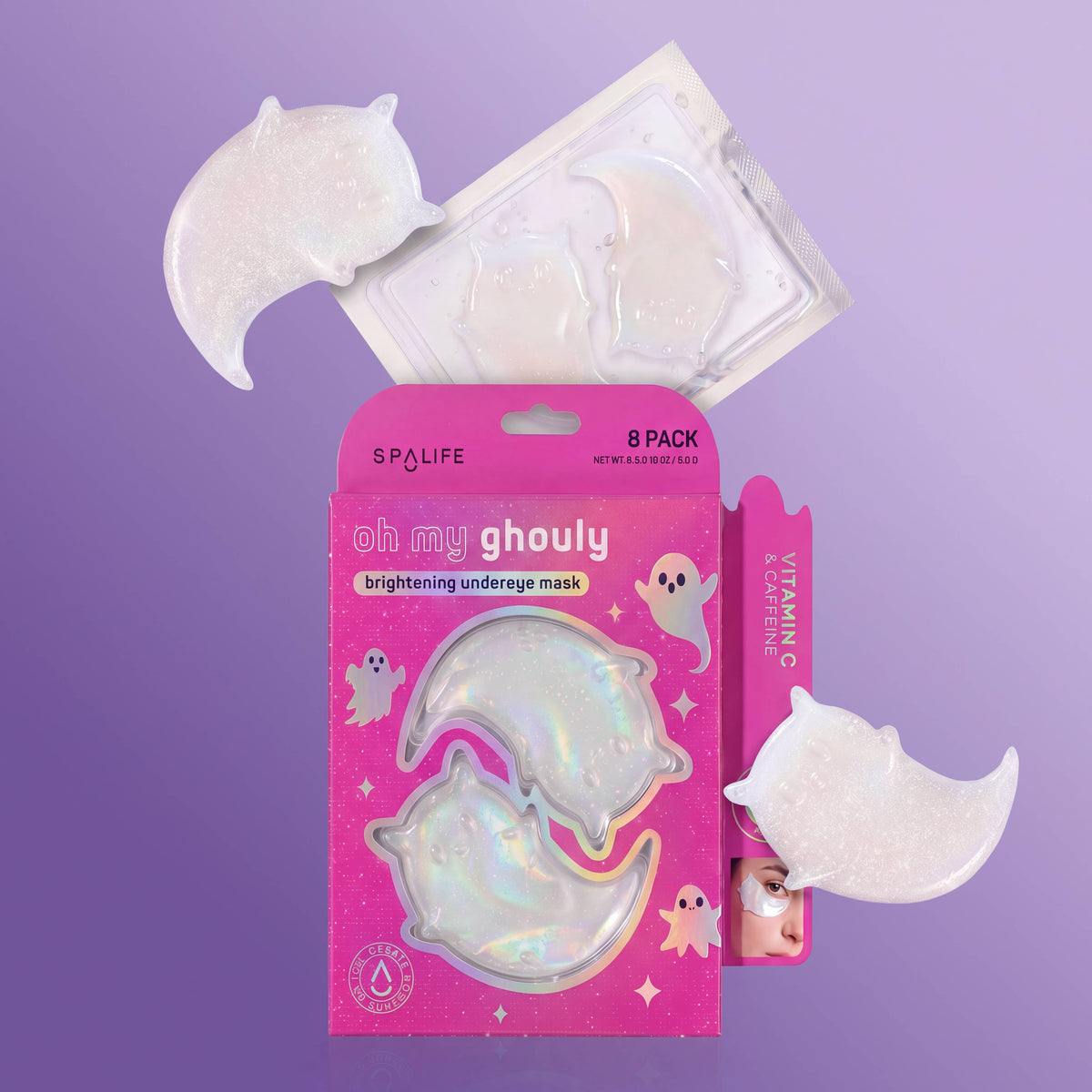Halloween Oh My Ghouly Hydrogel Undereye Patches | 8 Pack | Limited Edition