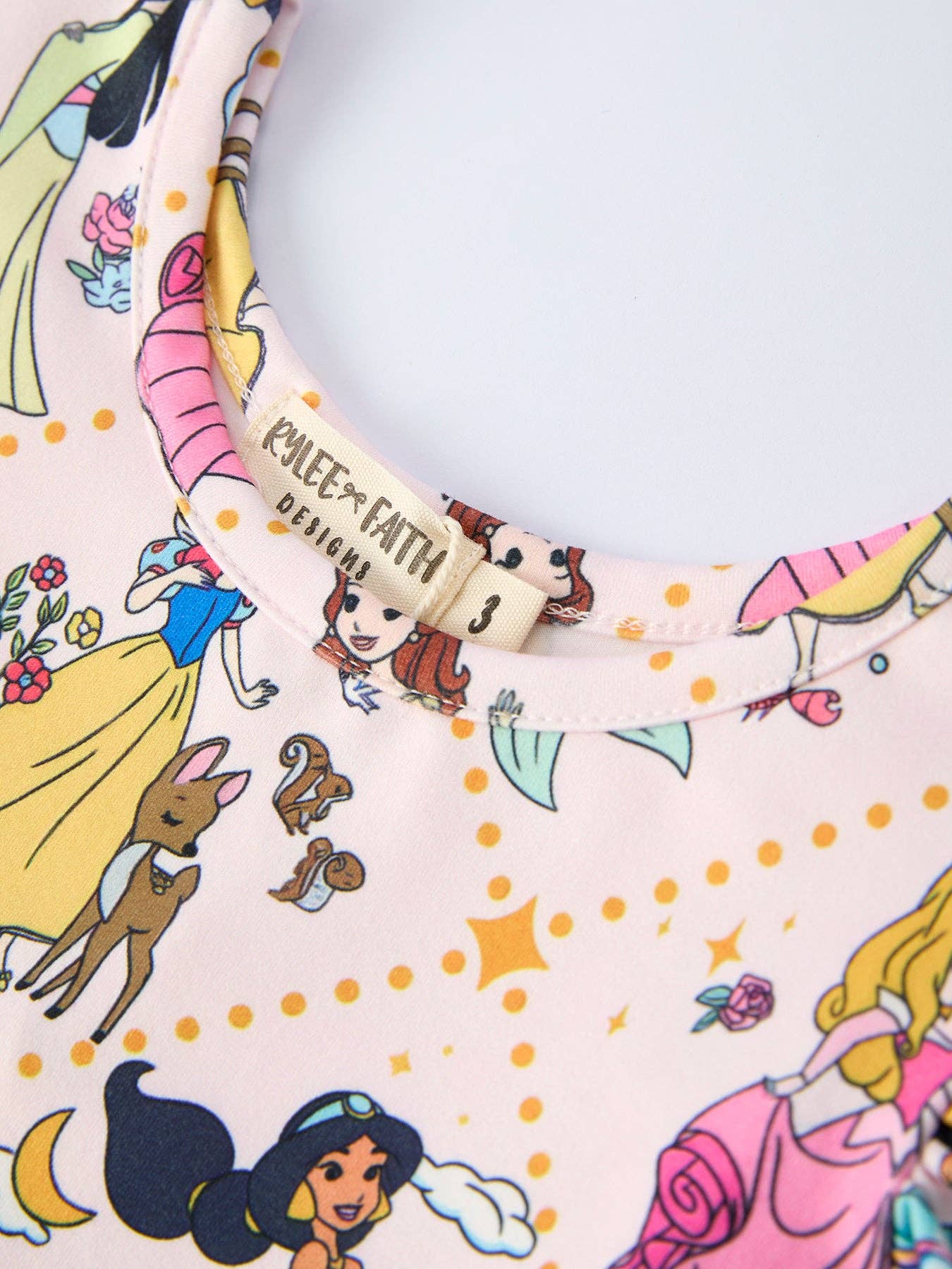 Summer Pattern Ruffle Sleeve Girls Dress - Foxy’s