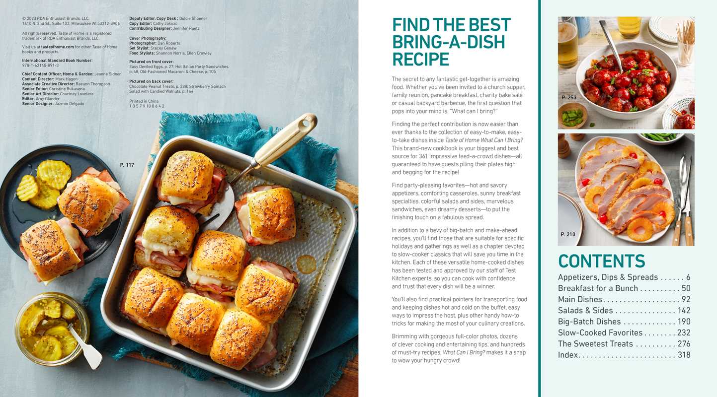 Tray of ham & cheese party sliders with poppy seeds, pickles, from Taste of Home What Can I Bring? cookbook.