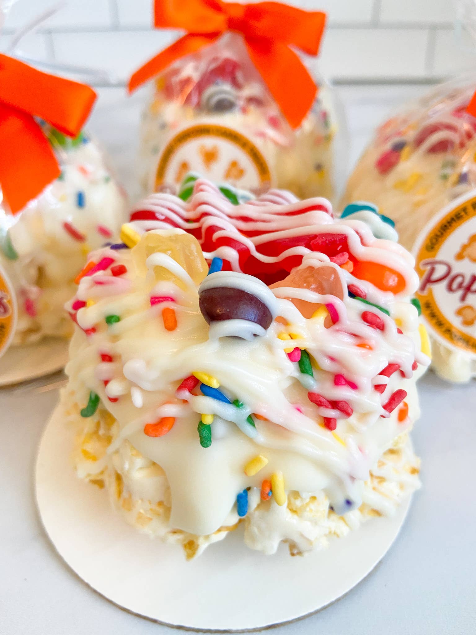 Chewy Candy Mini Gourmet Popcorn Cakes - Foxy’s