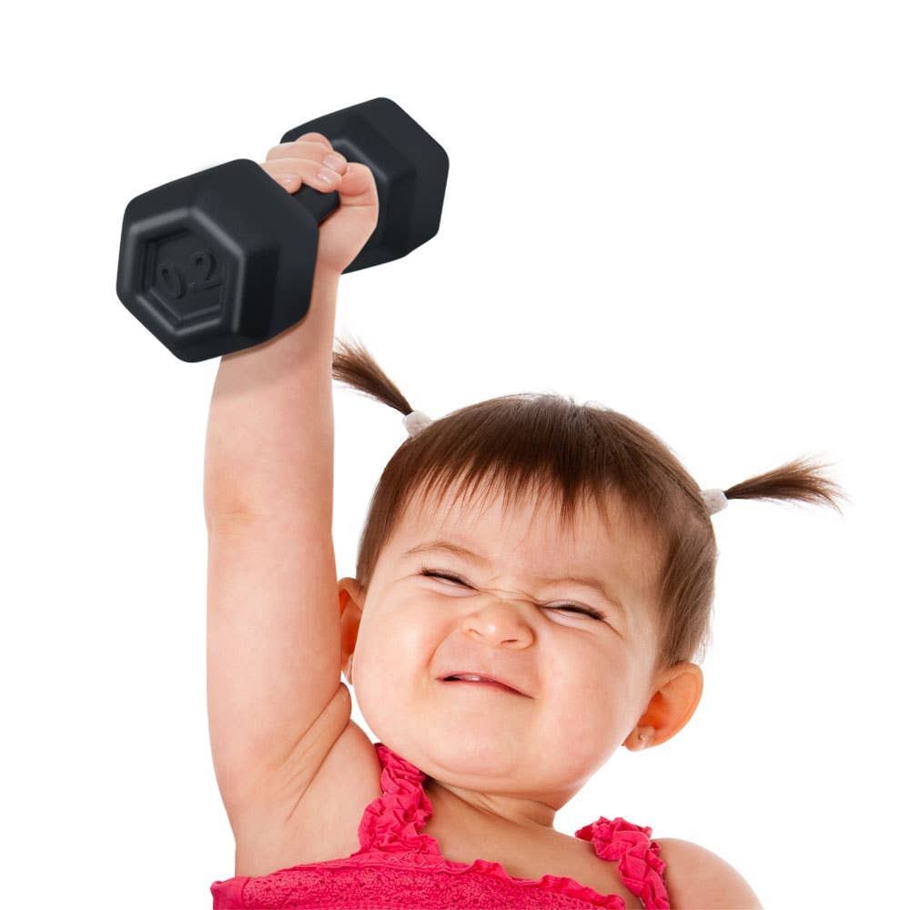 BUFF BABY - Dumbbell Rattle - Foxy’s