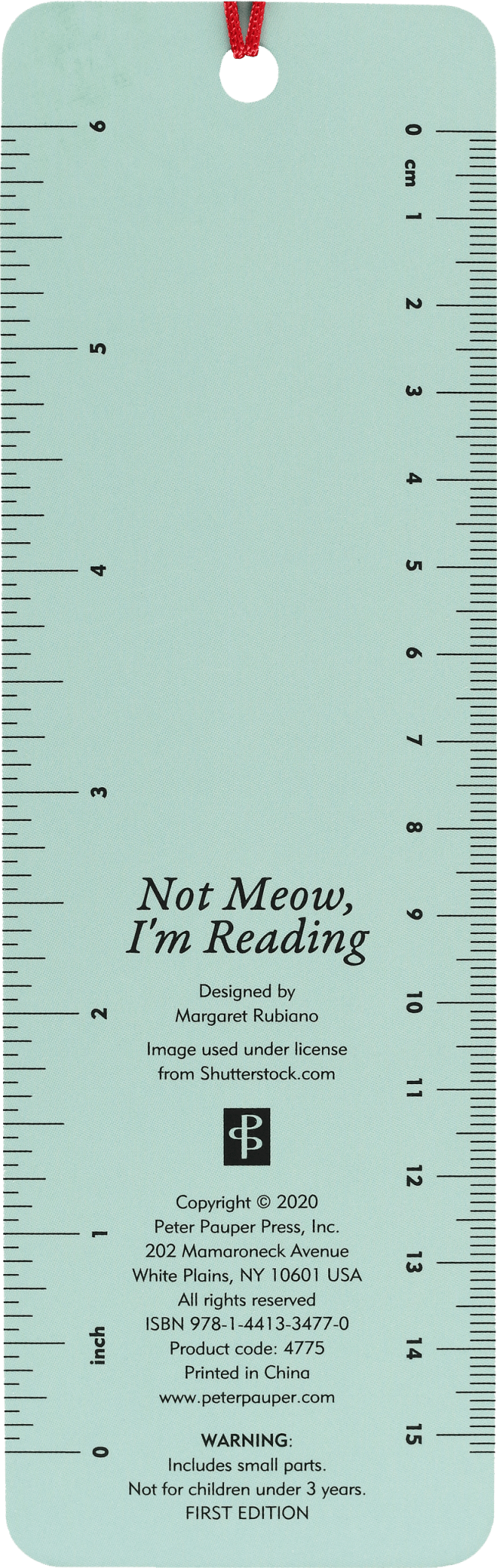 Not Meow, I'm Reading! Cute Cat Bookmark for Kids - Foxy's - Foxy’s
