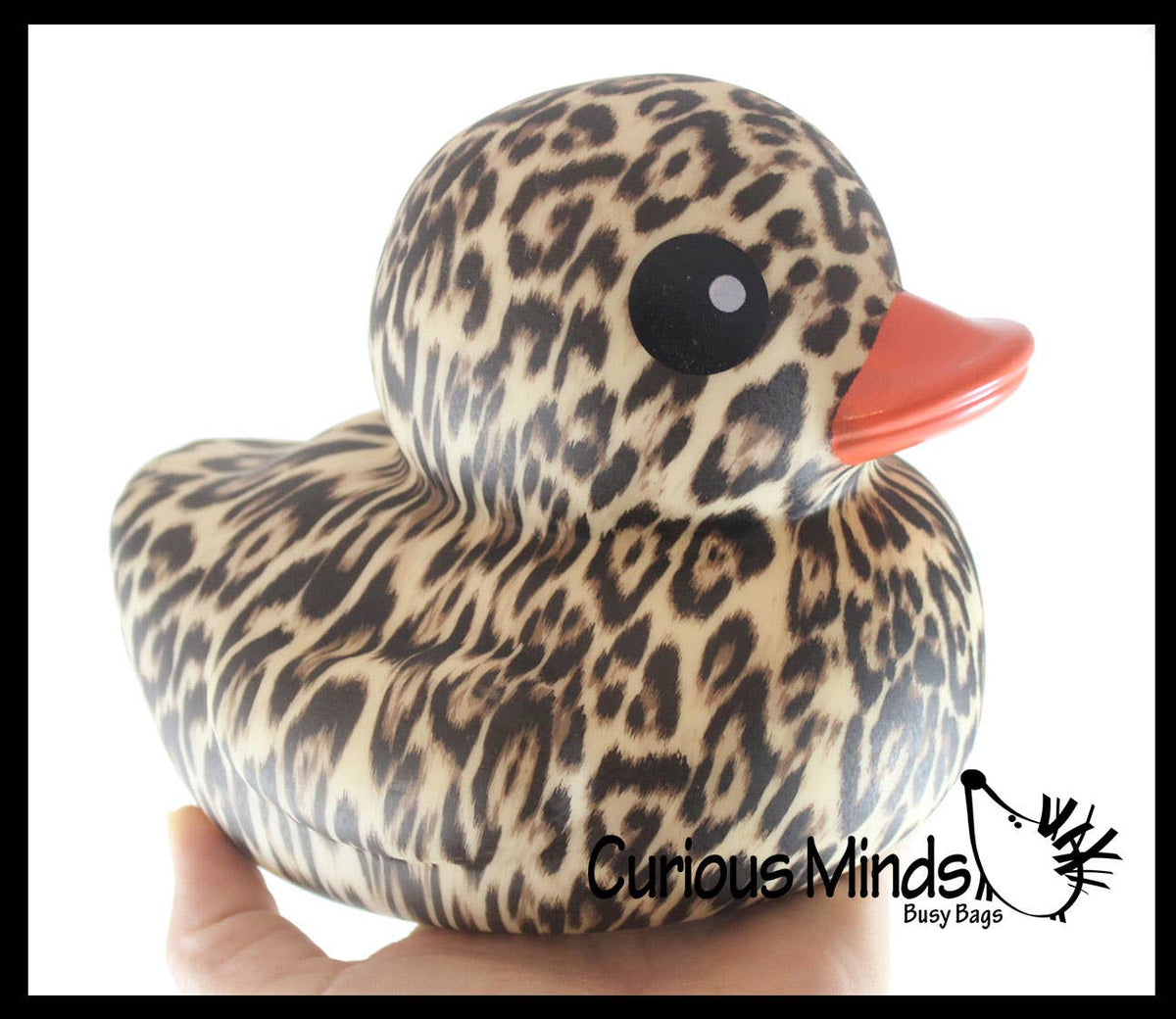 1 Jumbo Animal Print Rubber Ducks - Rubber Duckies - Foxy’s