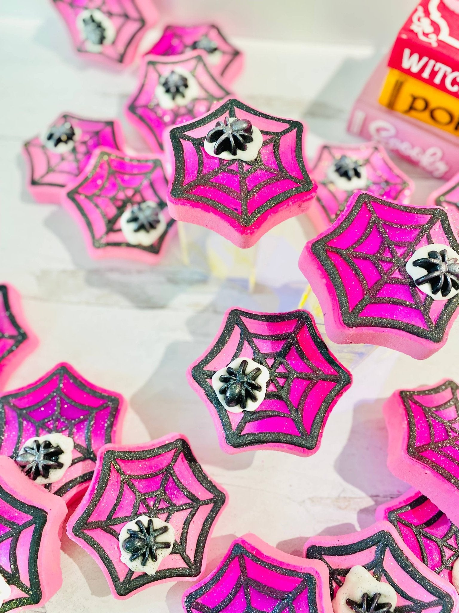 Spinderella, Spiderweb Halloween Bath Bomb - Foxy’s