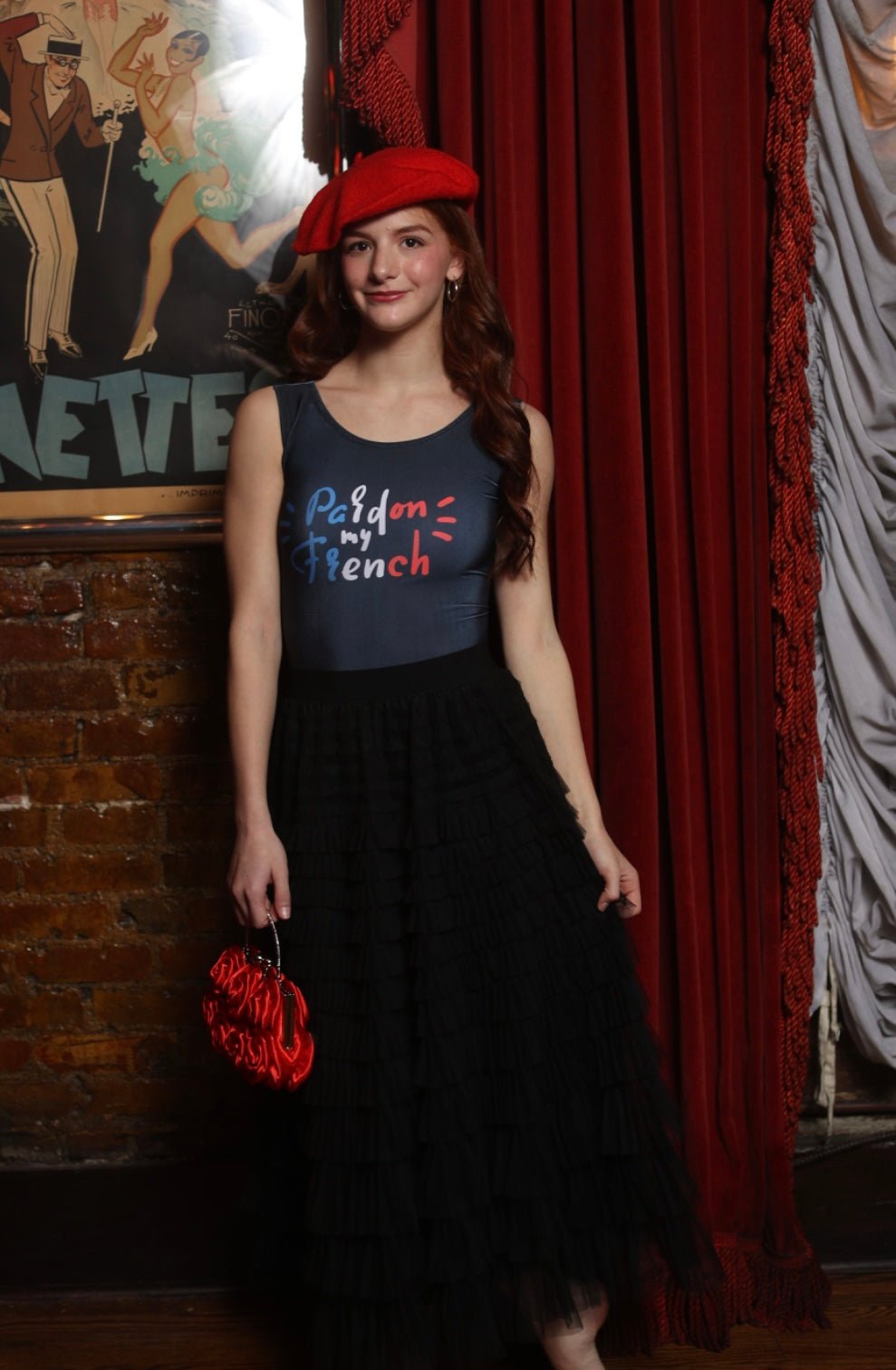 Pardon My French Gymnastics Leotard - Foxy's Paris 2024 Collection - Foxy’s