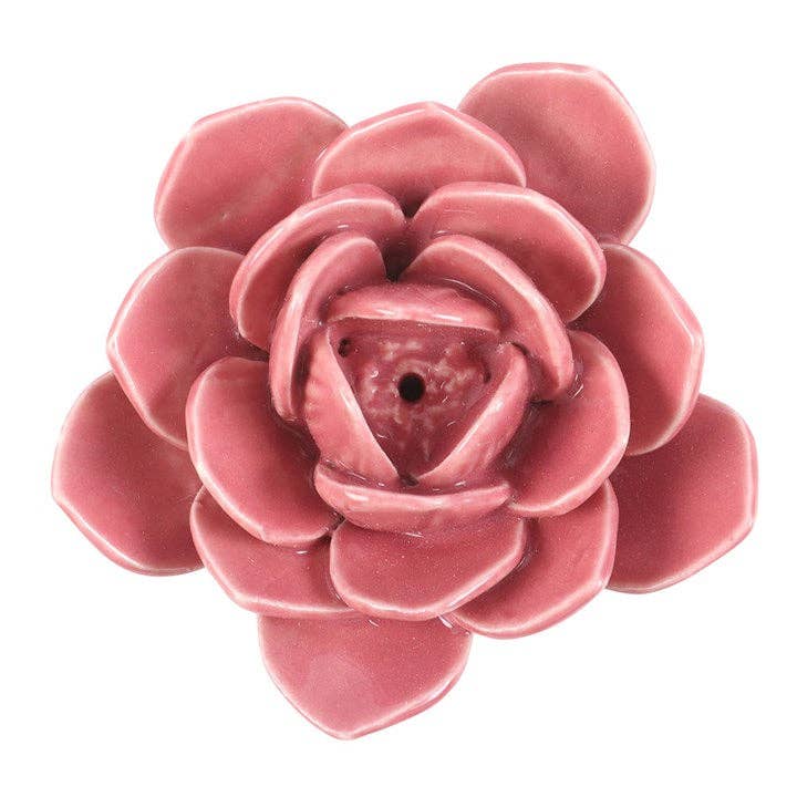 Pink Water Lily Incense Stick Holder - Foxy’s