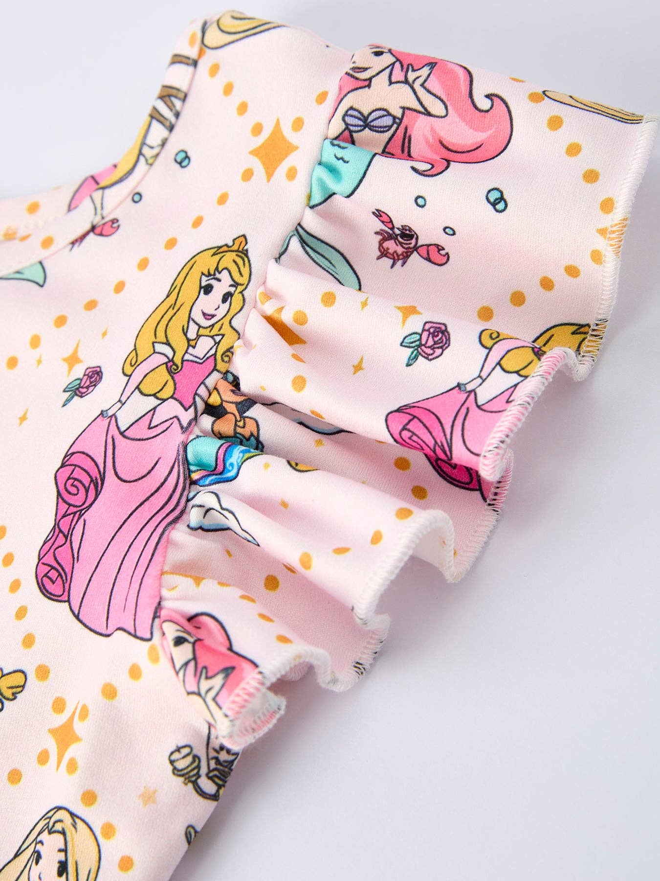 Summer Pattern Ruffle Sleeve Girls Dress - Foxy’s