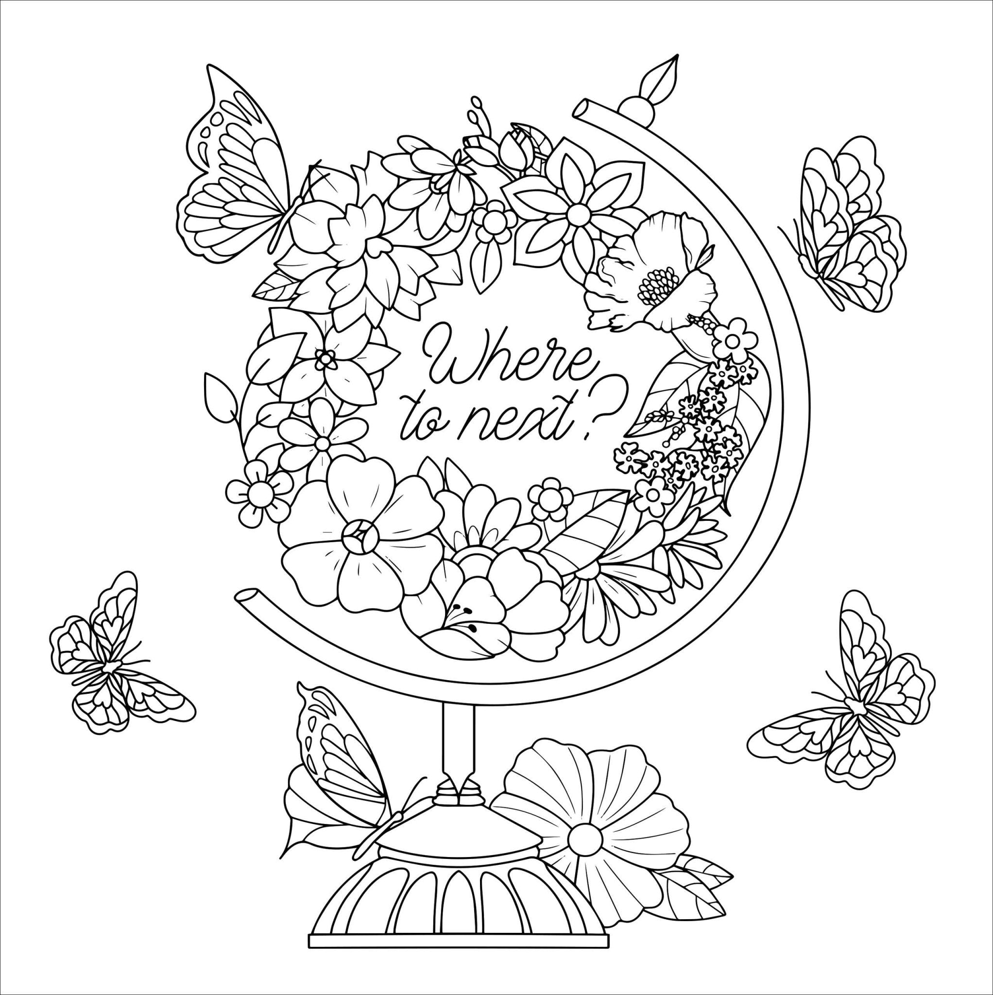 Boho Dreams Adult Coloring Book - Foxy’s