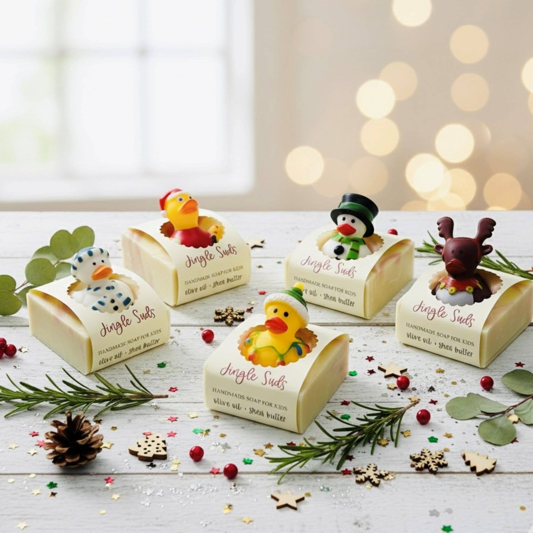 Jingle Suds Mystery Holiday Handmade Soap Bar - Foxy’s