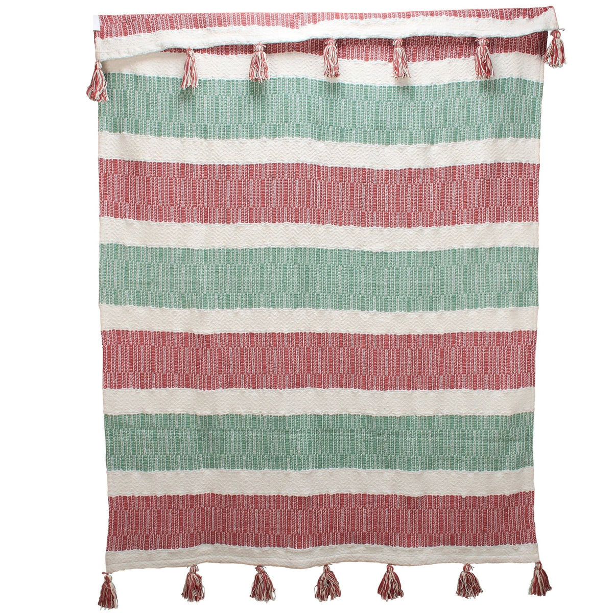Holiday Stripe Throw | Blanket - Foxy’s