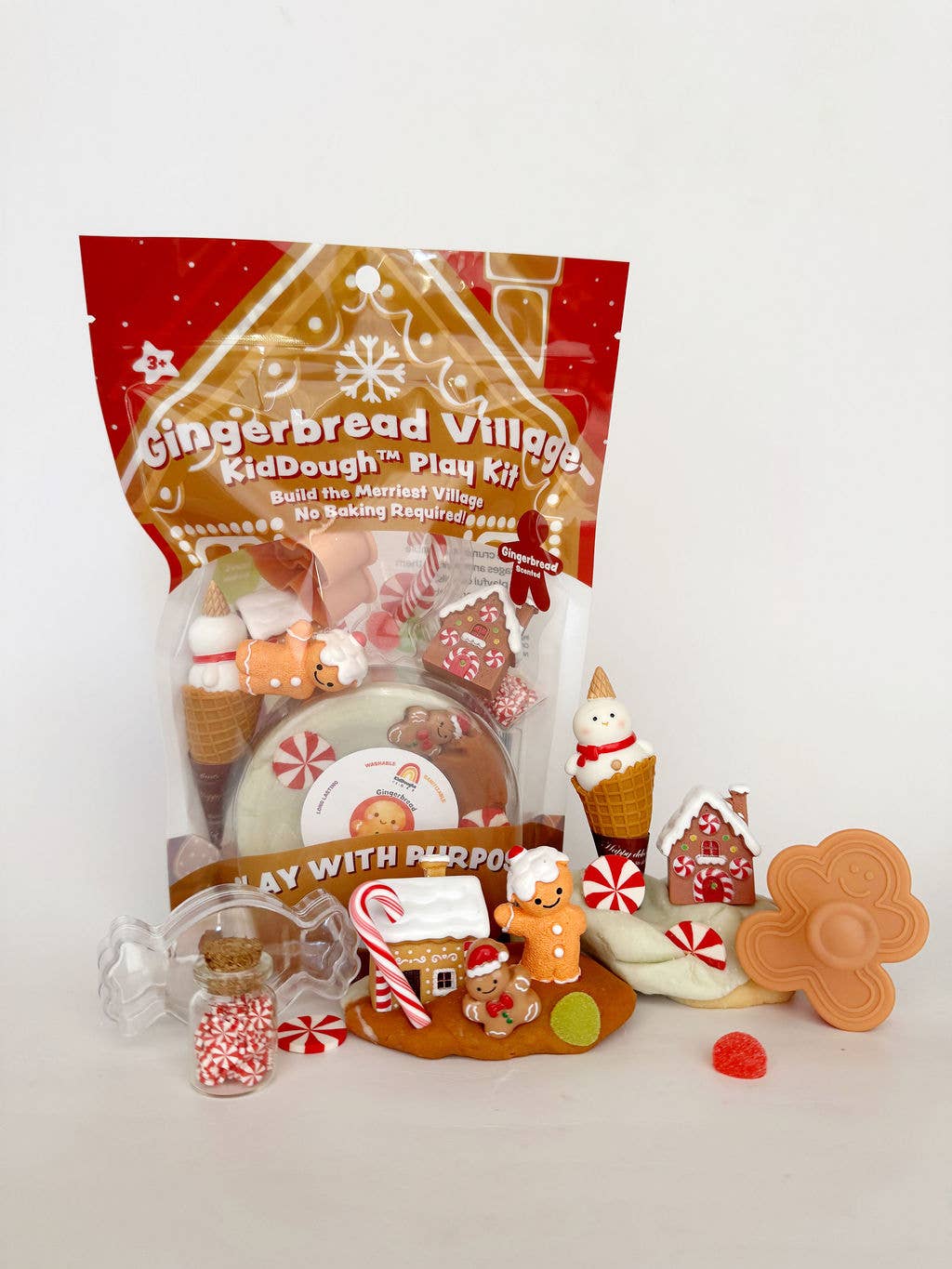Gingerbread Village KidDough Play Kit - Foxy’s