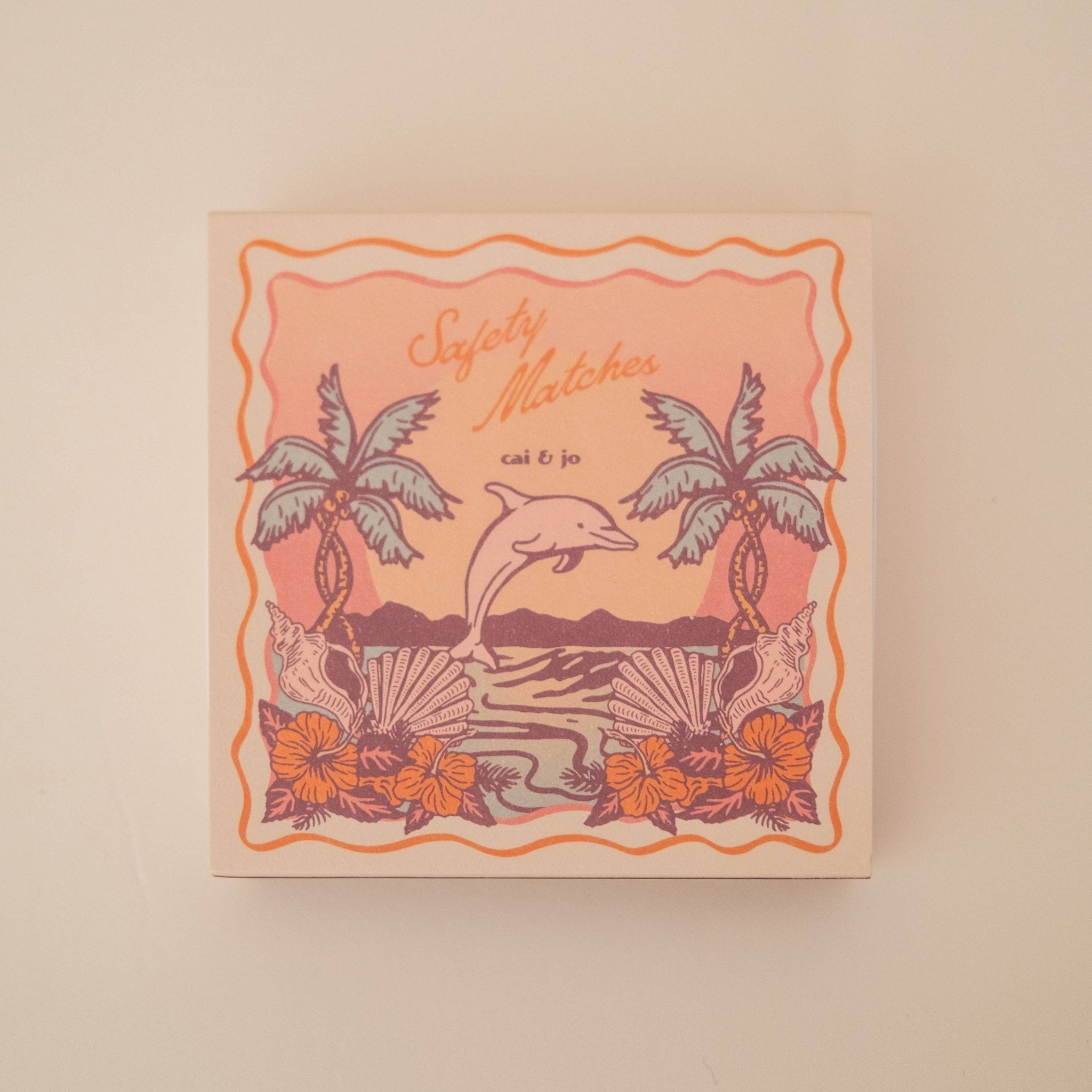 Tropical Vintage Dolphin Matchbox - Foxy’s