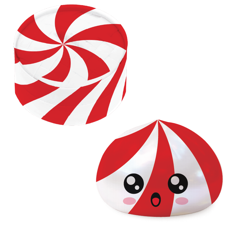 Fun Doh Christmas Dumpling Squishy Toy 12pc Holiday Display - Foxy’s