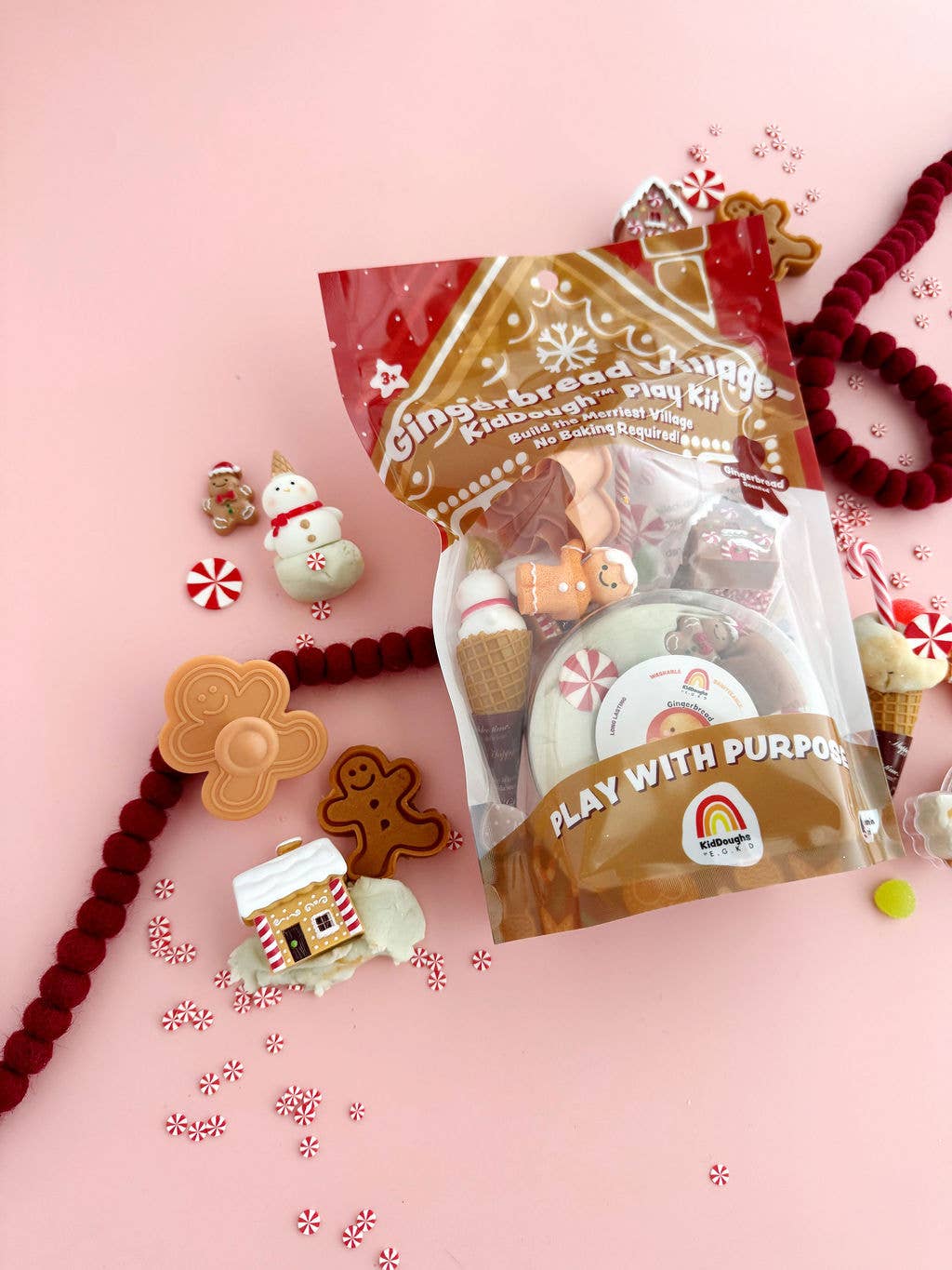 Gingerbread Village KidDough Play Kit - Foxy’s