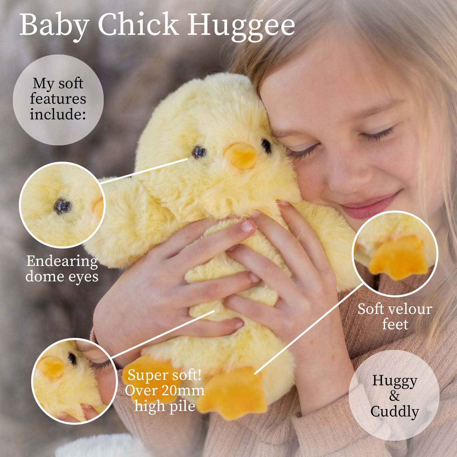 World's Softest 11 inch - Baby Yellow Chick Plush Toy - Foxy’s
