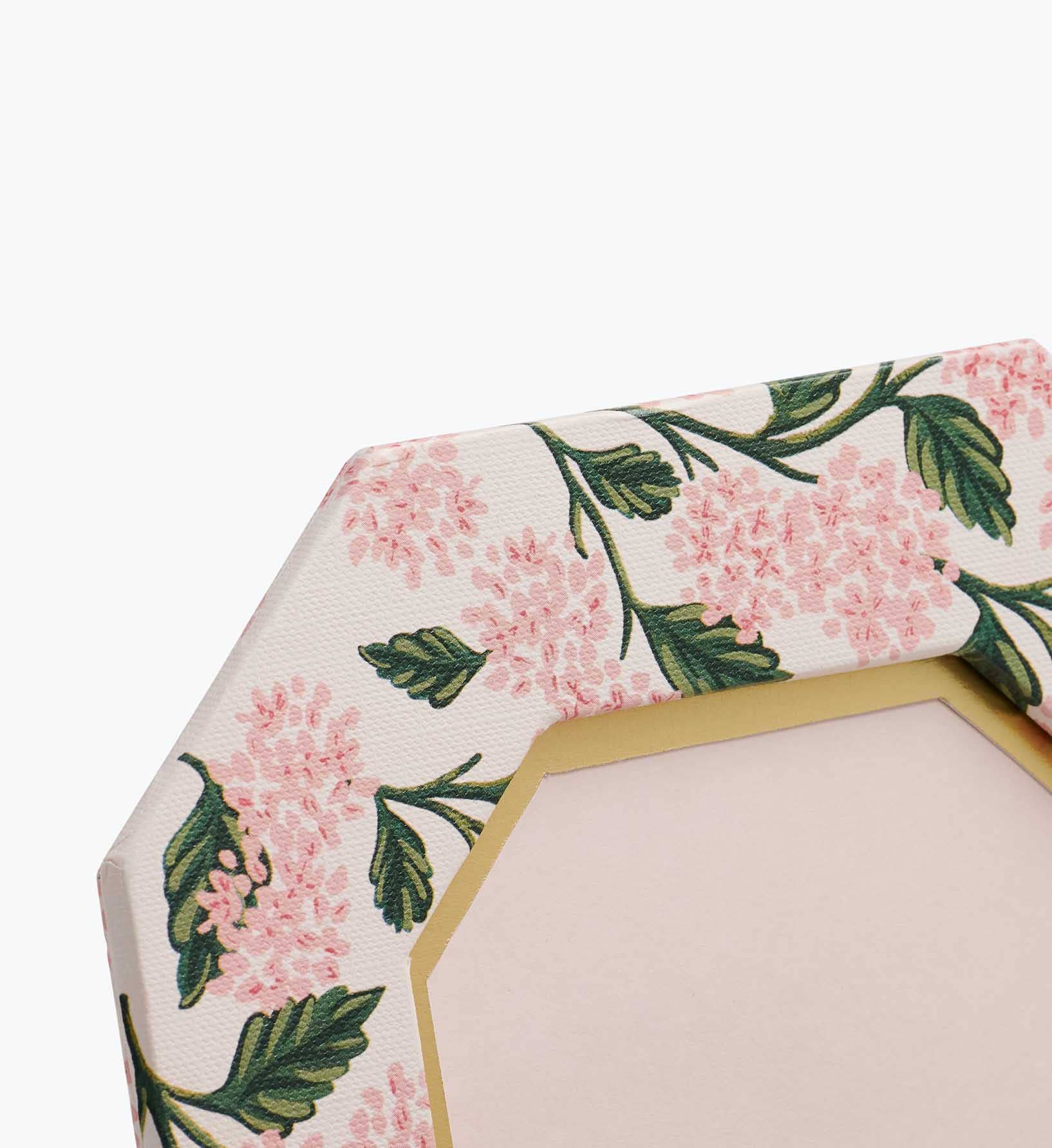 Pink Hydrangea Paper Wrapped Picture Frame - Foxy’s