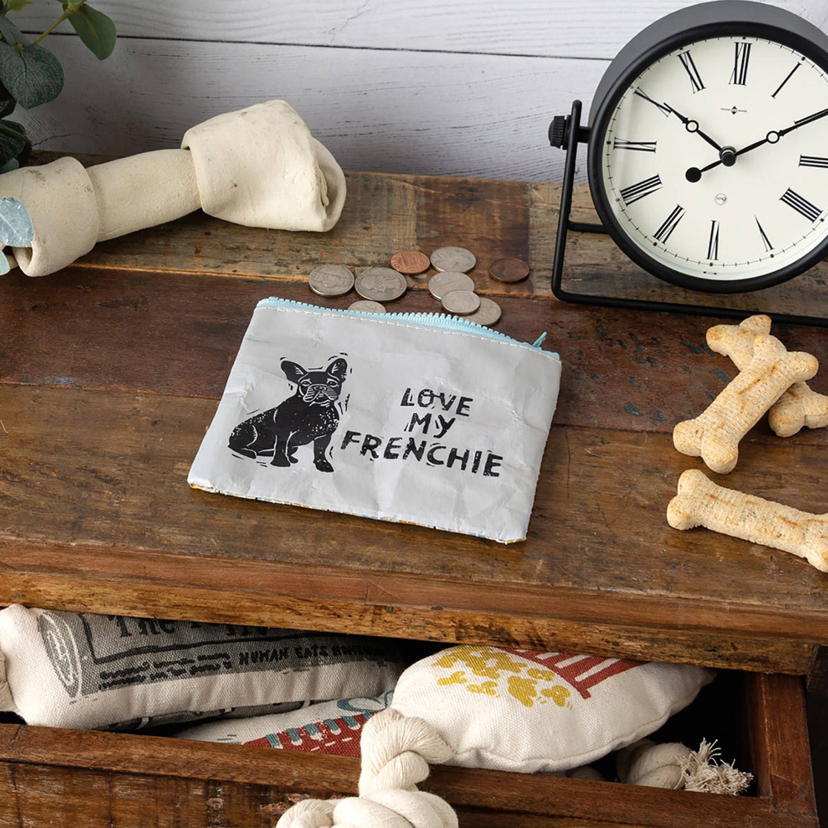 Love My Frenchie Zipper Wallet - Foxy’s