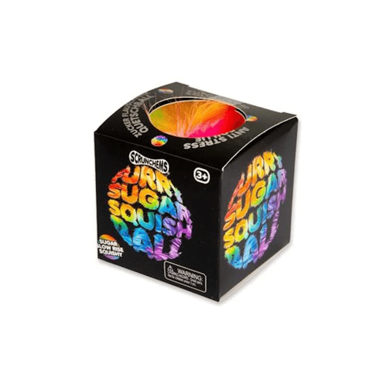 Scrunchems® Furry Sugar Stress Ball Squishy Fidget Toy (1pc) - Foxy’s