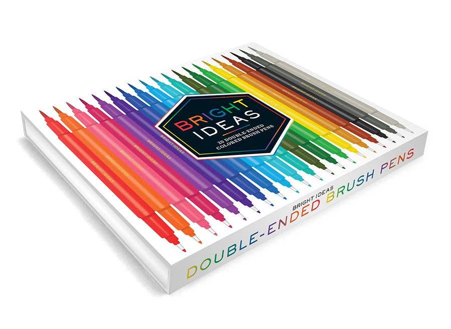 Bright Ideas Double-Ended Colored Brush Pens - Foxy’s
