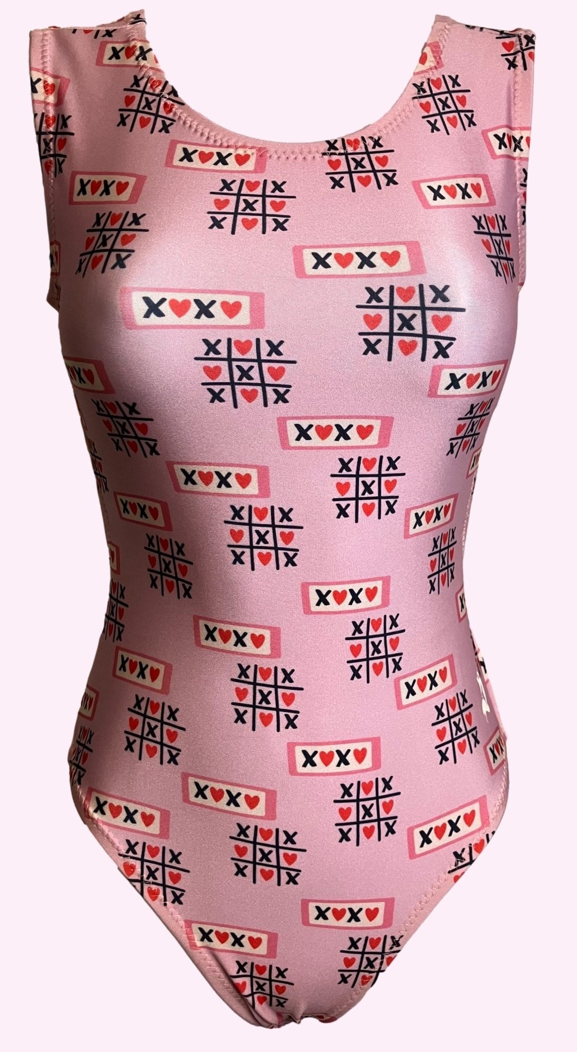 XOXO Valentine's Girls Gymnastics Leotard - Foxy's Leos - Hugs & Kisses! - Foxy’s