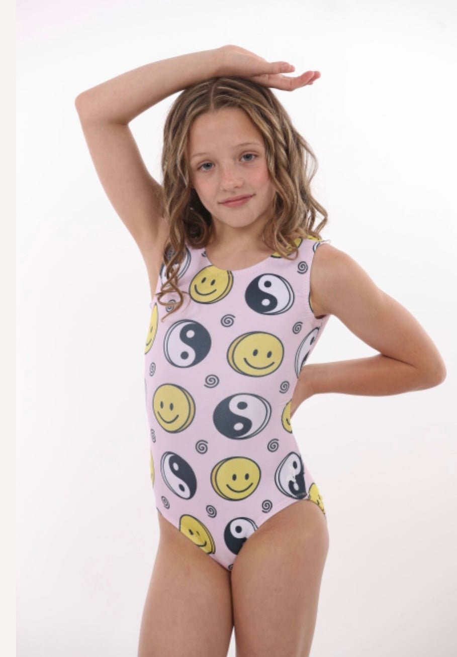 Cultivate Happiness Gymnastics Leotard - Foxy's Leos - Fun, Comfortable, Made in USA - Foxy’s