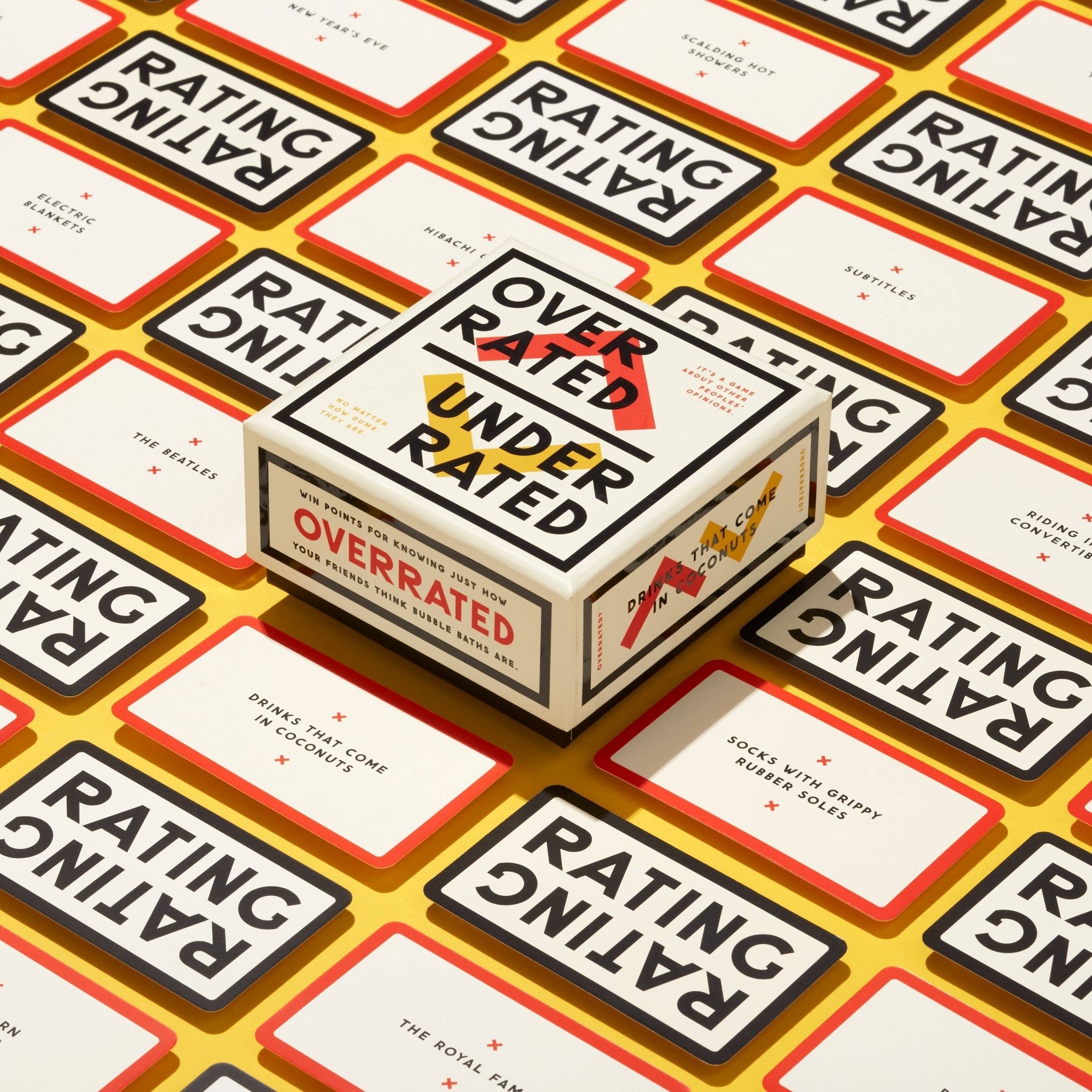 Brass Monkey Overrated / Underrated Social Game - Foxy’s