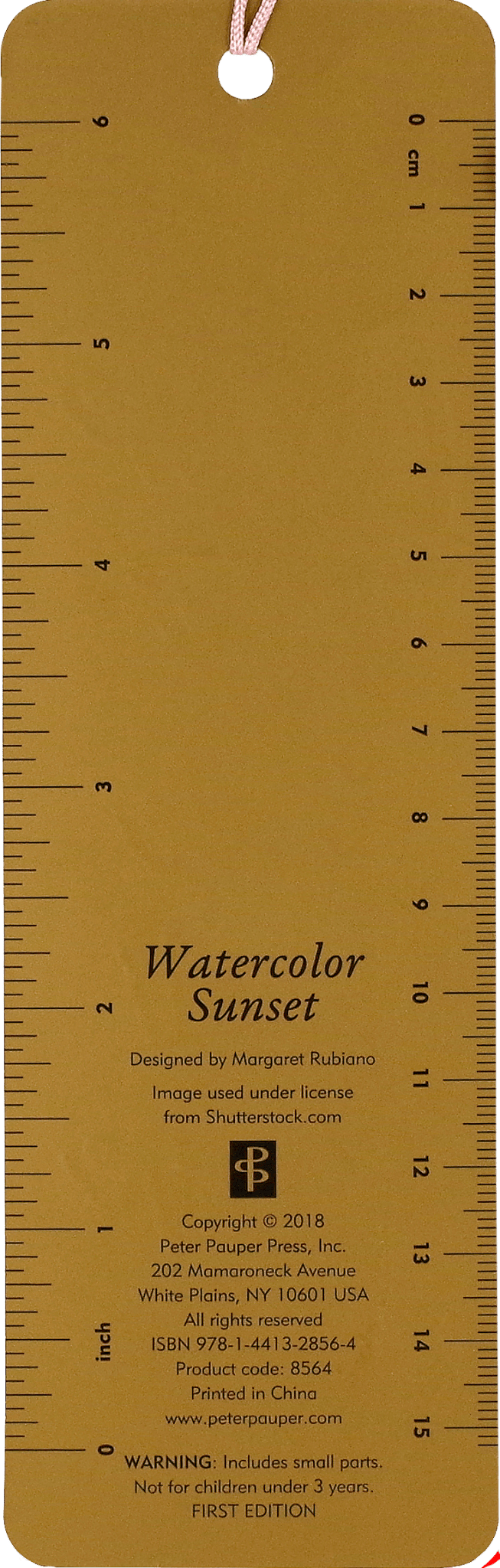 Watercolor Sunset Beaded Bookmark - Create the Life You Love - Inspirational Gift - Foxy’s