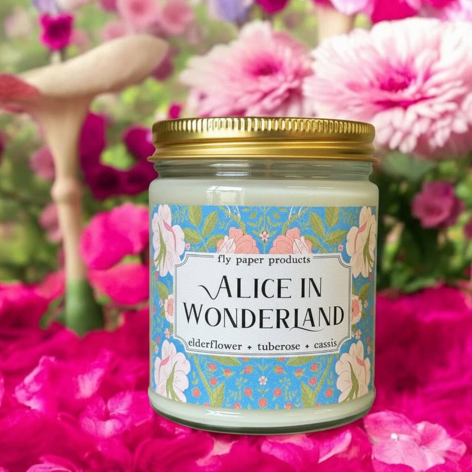 Alice in Wonderland William Morris Collection 9oz Candle
