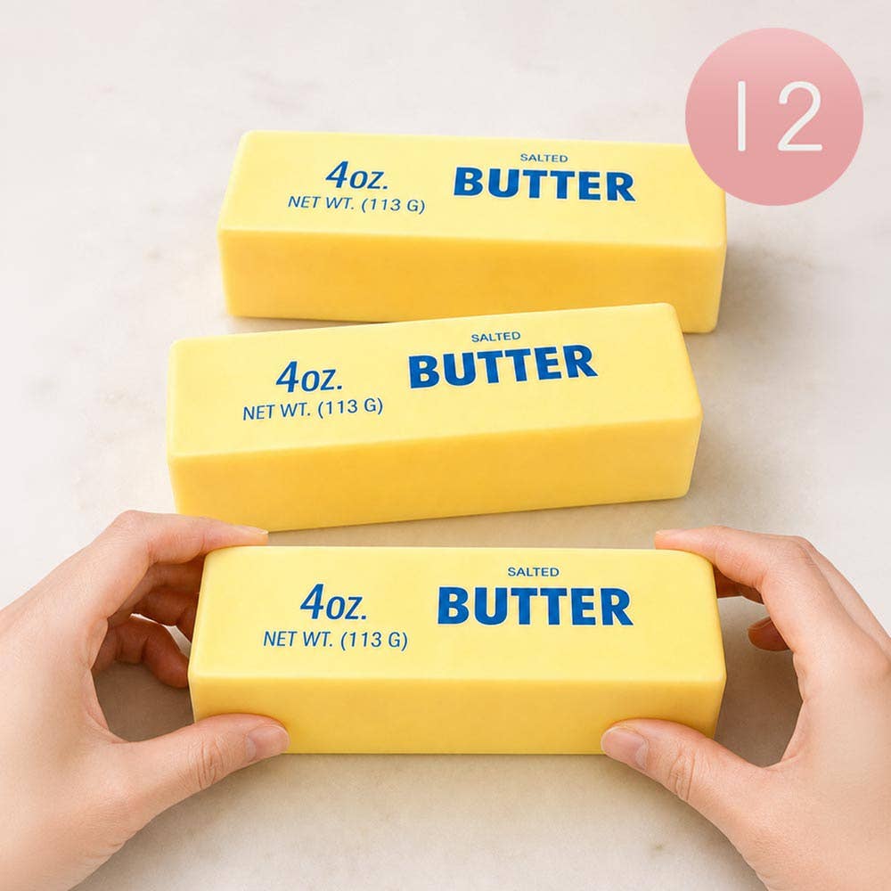 Butter Stick Shape Squeeze Squishy Stress Relief Toy - Foxy’s