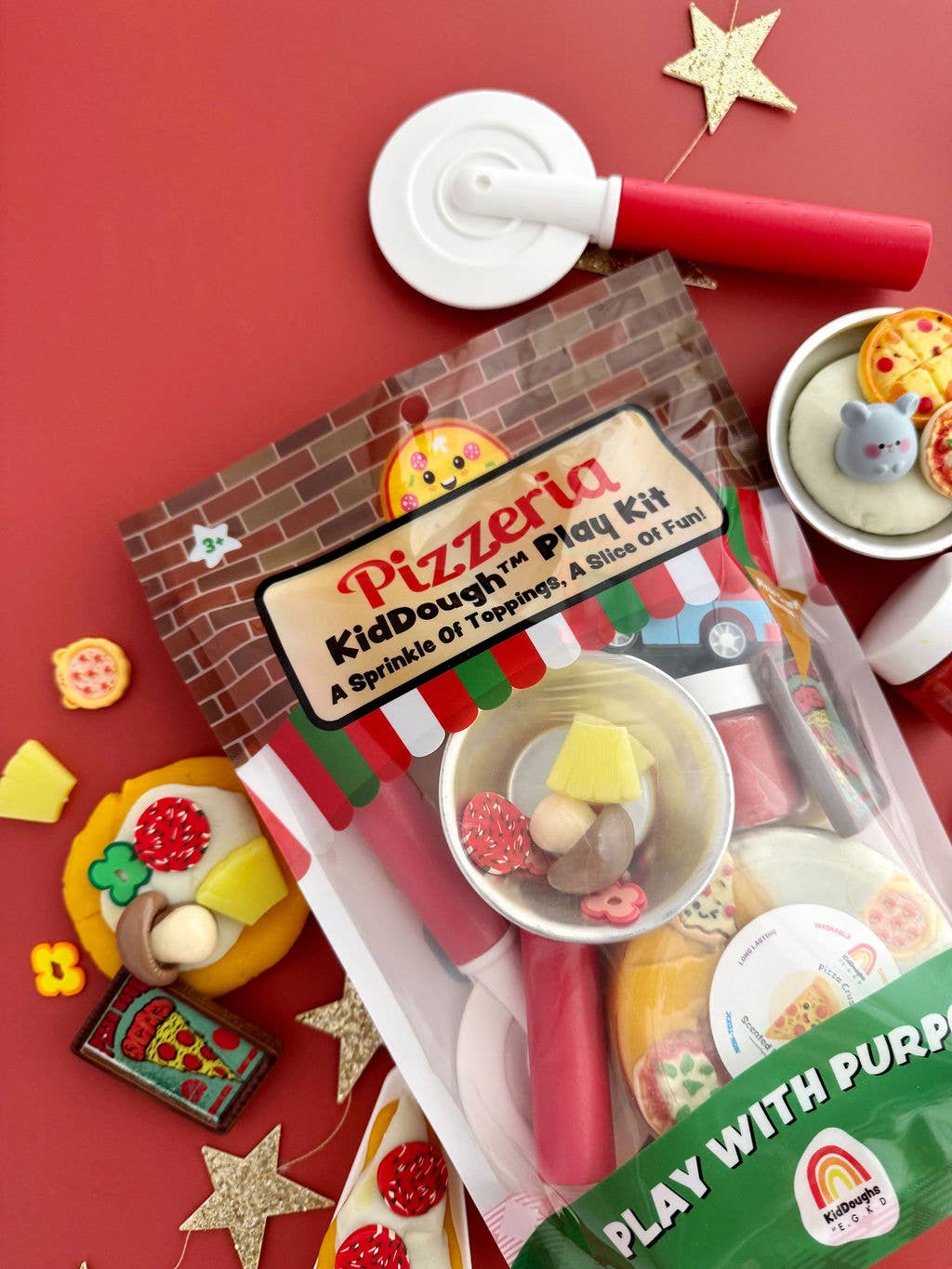 Pizzeria KidDough Play Kit - Foxy’s