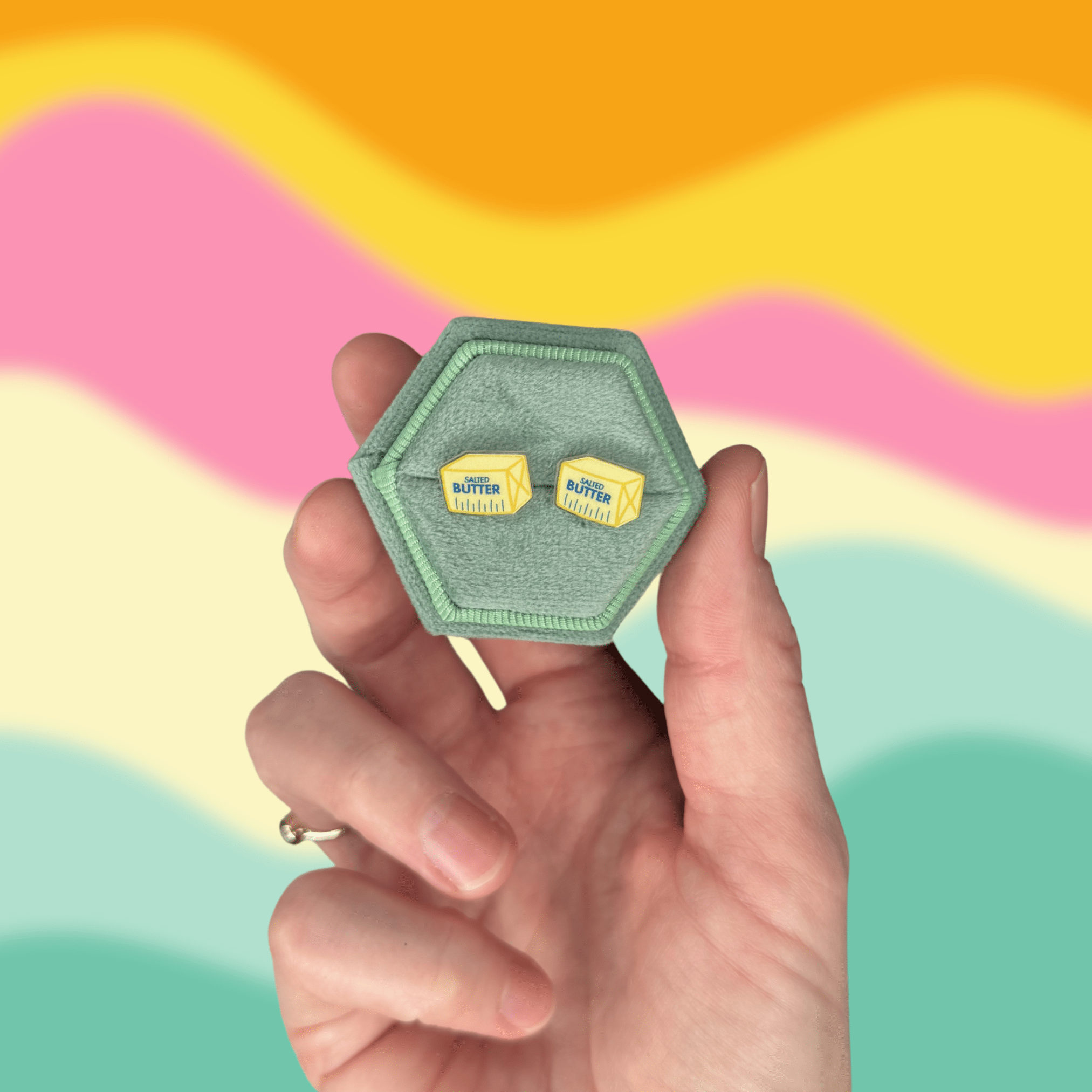 Butter Earrings // Quirky Earrings - Foxy’s