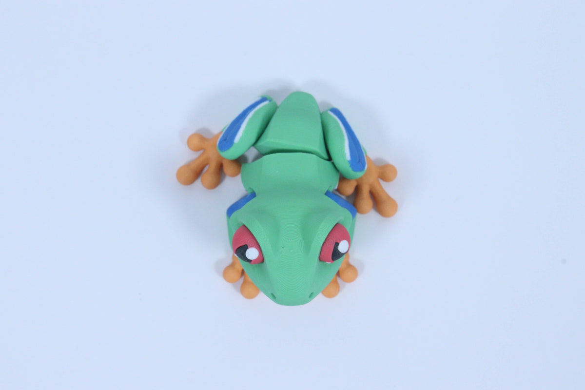 Fidget Friends Tree Frog – 3D Printed Toy