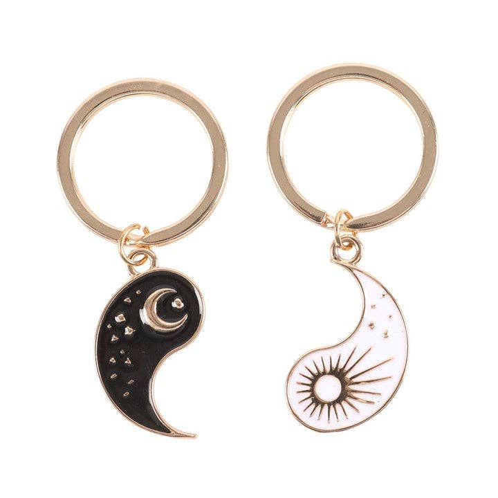 Pair of Yin Yang Best Friend Keyrings - Foxy’s