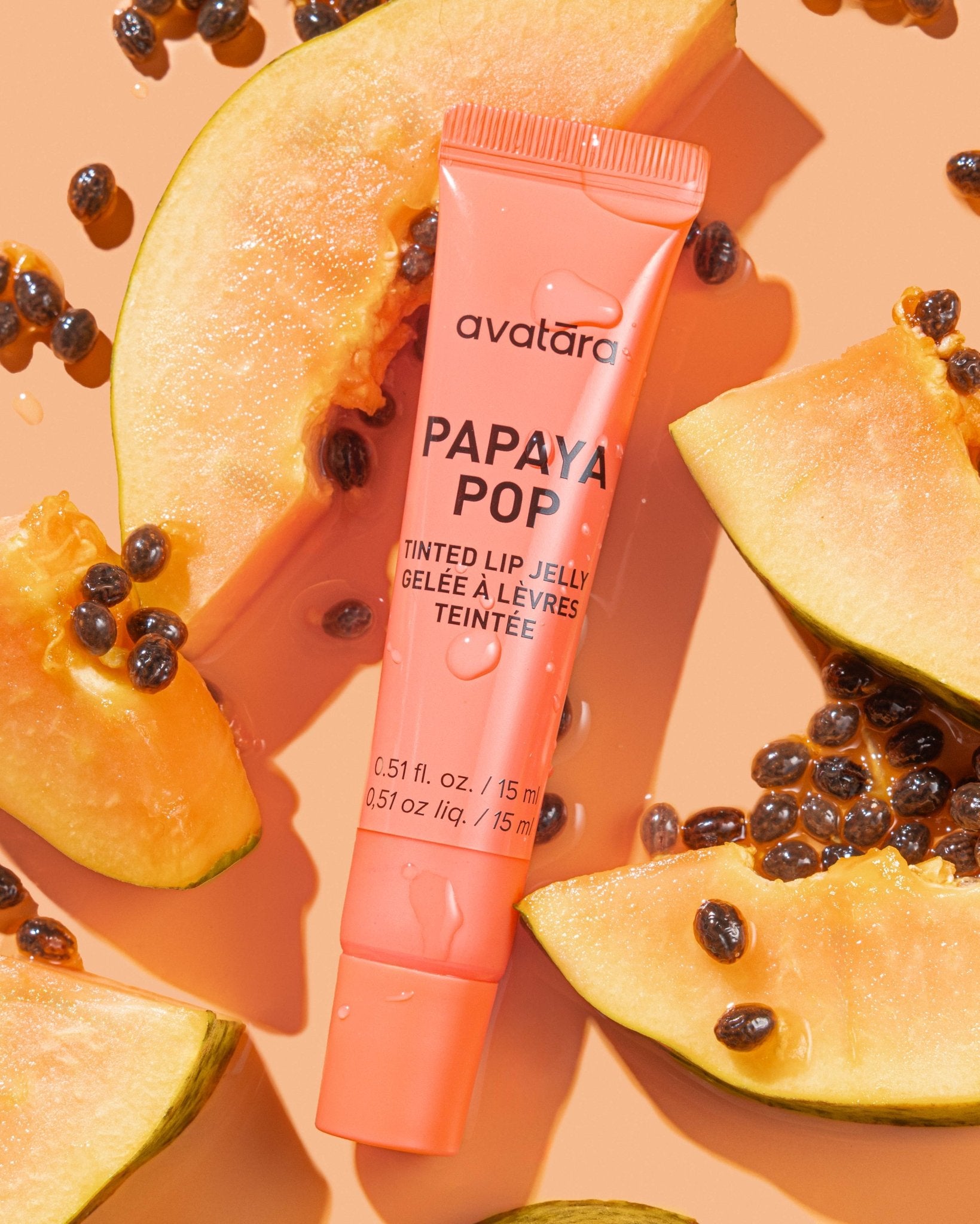 Papaya Pop Tinted Lip Jelly - Foxy’s