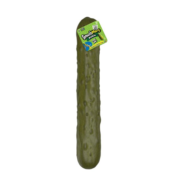 RMS® SmushMart™ Giant 15" Pickle Squishy 1pc - Foxy’s