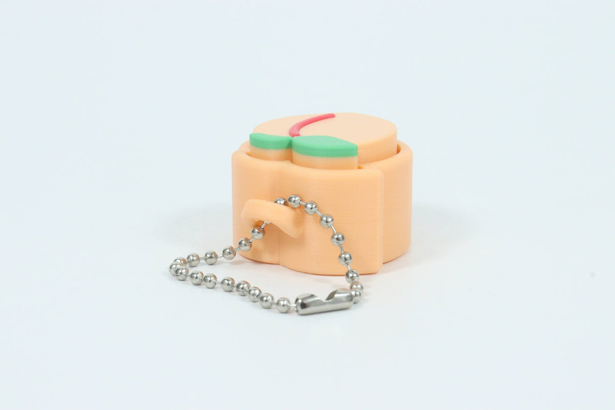 Peach Emoji Click Fidget | Silent or Loud | Food Clicker - Foxy’s