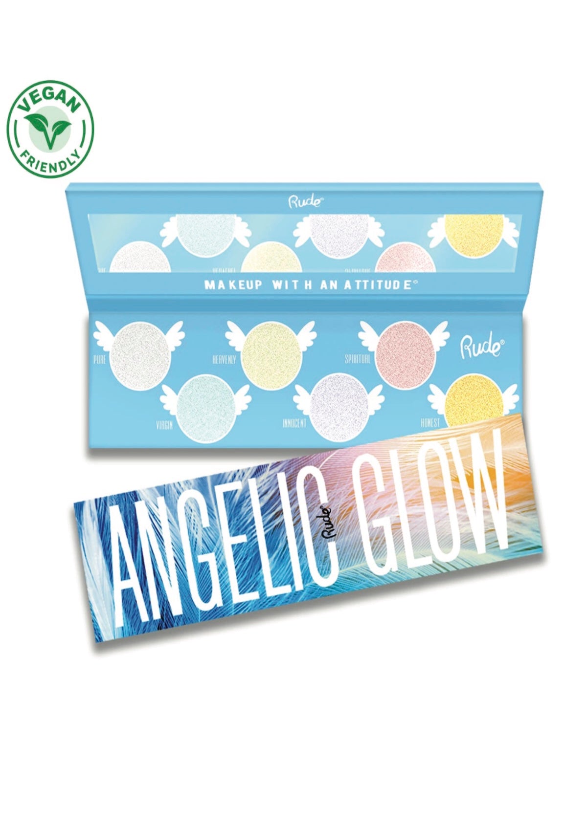 Angelic Glow Highlighter Eyeshadow Palette | Cruelty - Free Beauty - Foxy’s