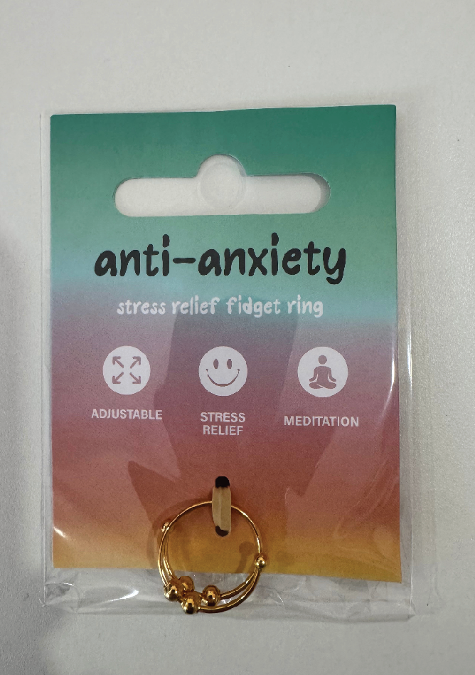 anti-anxiety fidget stress relief ring