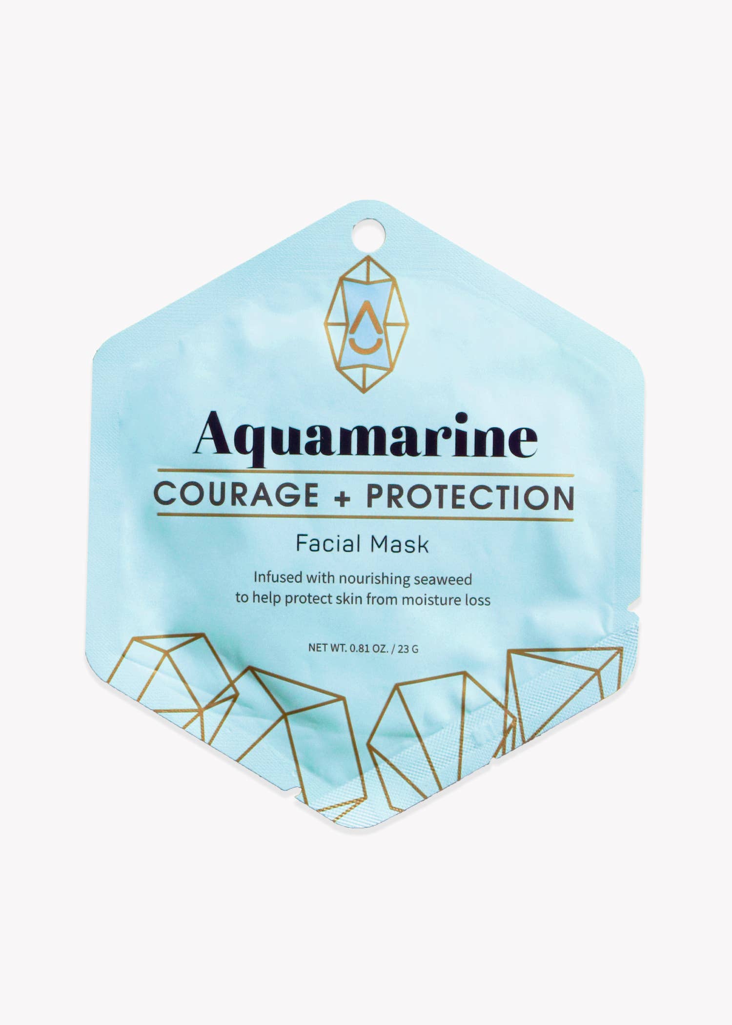 Aquamarine Facial Mask - Hydrating Seaweed Sheet Mask | My Spa Life - Foxy’s