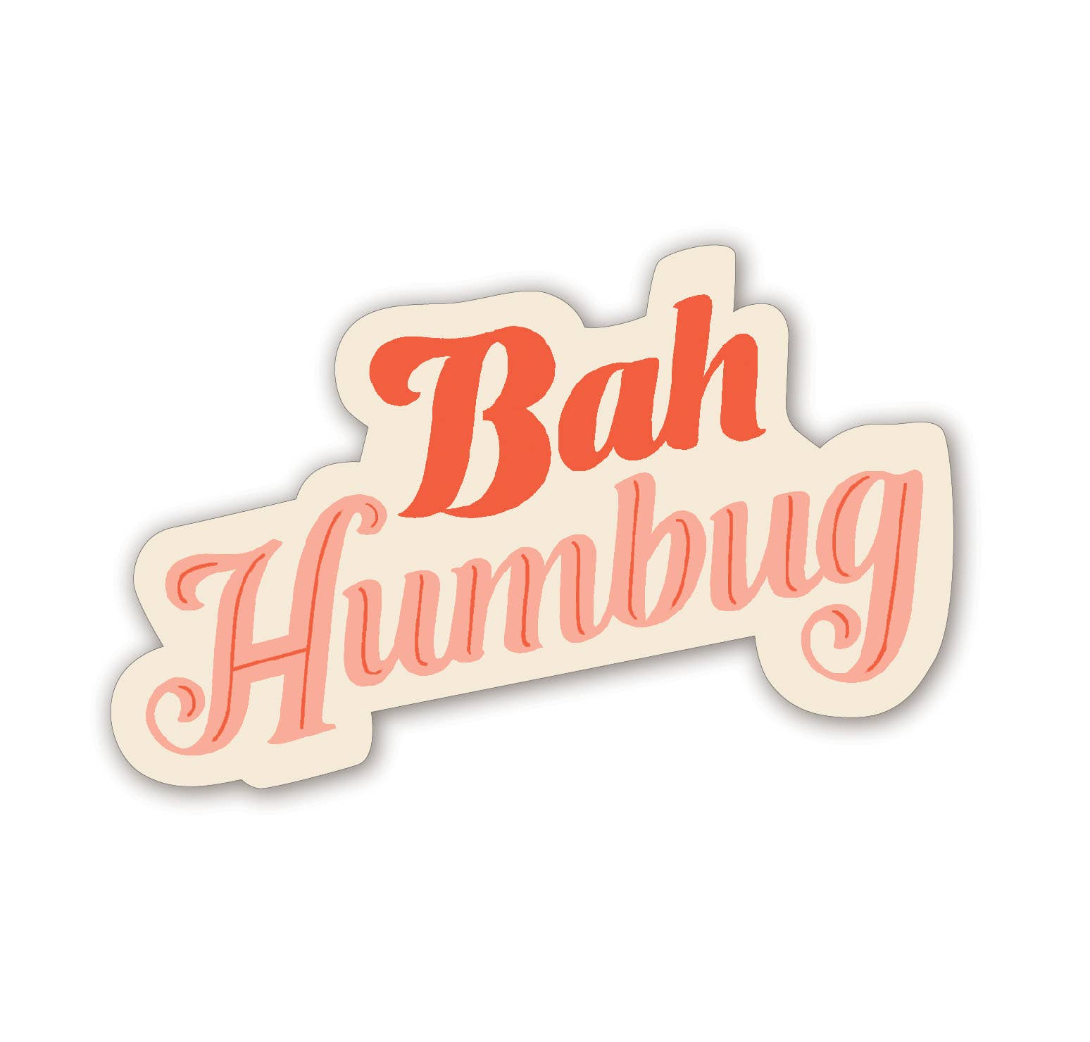 Bah Humbug! Waterproof Vinyl Sticker - Add Some Scrooge to Your Stuff! 🎁 - Foxy’s