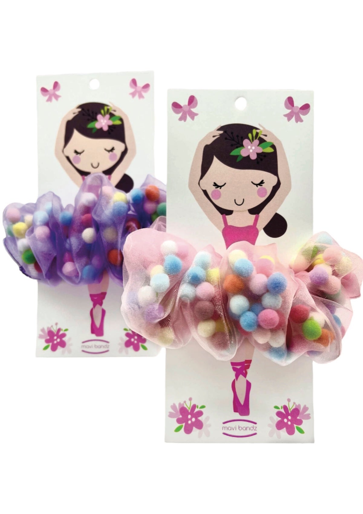 Ballerina Scrunchies - Perfect Hair Accessories for Dance, Gymnastics & Everyday Wear! - Foxy’s