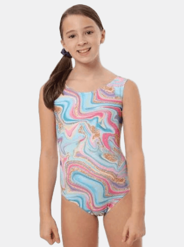 Bath Bomb Leotard by Foxy's - Rainbow Glitter Gymnastics Leotard - Foxy’s