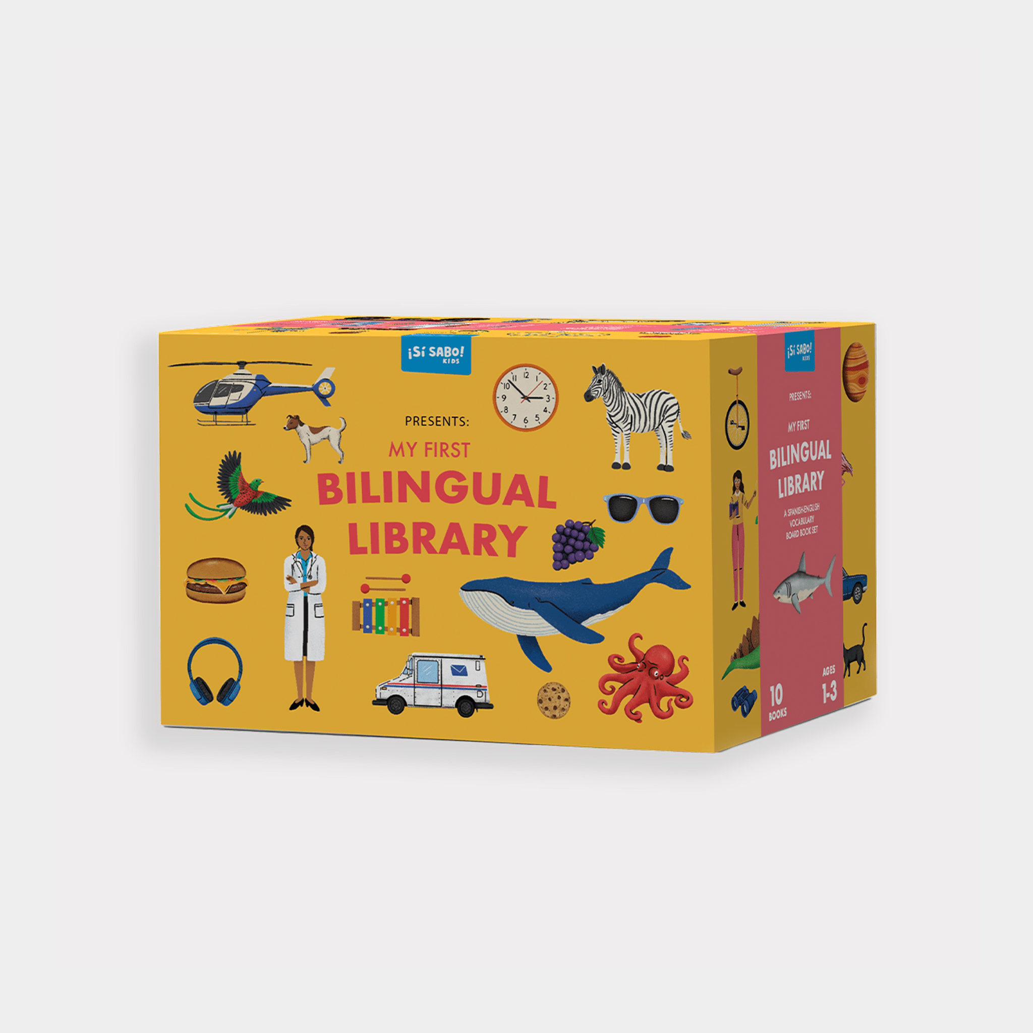 My First Bilingual Library: A Spanish - English Board Book Set - Foxy’s